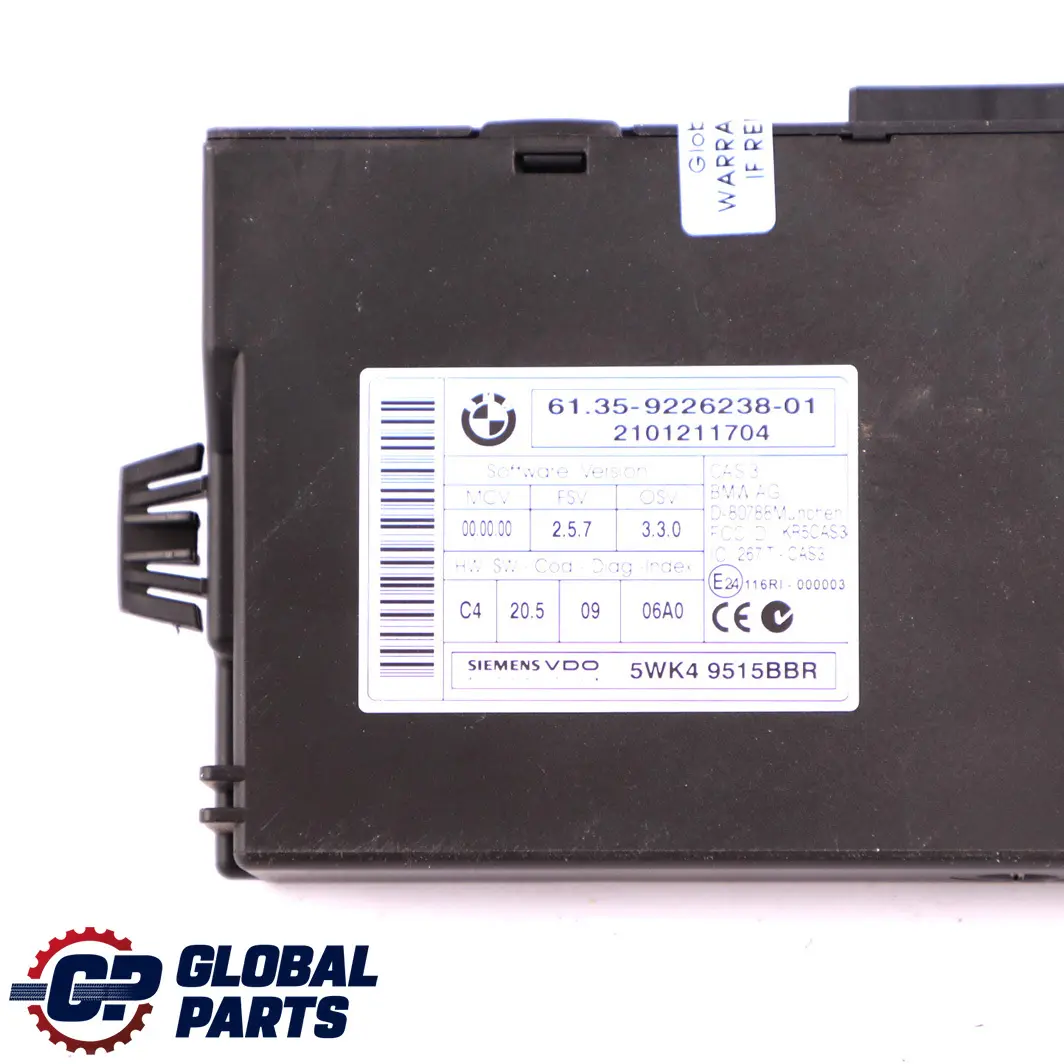N47 Engine ECU Kit DDE CAS3 + Key to BMW E60 E87 E90 LCI 120d 320d 520d with Part number 8510591 BMW E60 E87 E90 LCI 120d 320d 520d N47 Engine ECU Kit DDE CAS3 + Key - SKU 8510591-1 - Part number 8510591