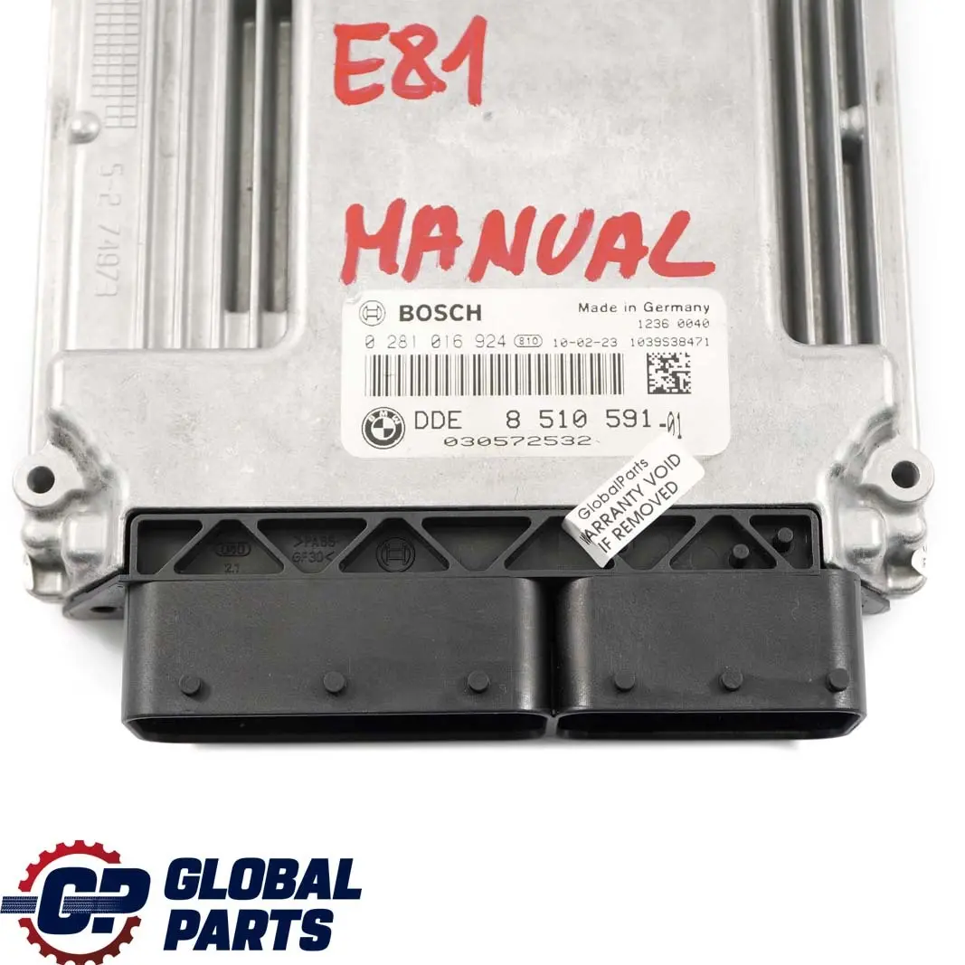 BMW E60 E87 E90 LCI 120d 320d 520d N47 Engine ECU DDE Manual - SKU 8510591 - Part number 8510591