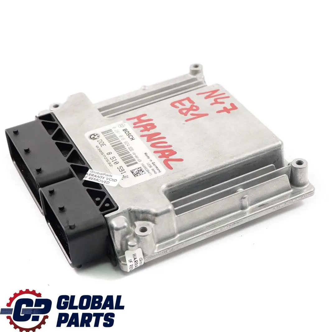N47 Motore ECU DDE Manuale per BMW E60 E87 E90 LCI 120d 320d 520d con numero di parte 8510591 BMW E60 E87 E90 LCI 120d 320d 520d N47 Motore ECU DDE Manuale - SKU 8510591 - Numero di parte 8510591