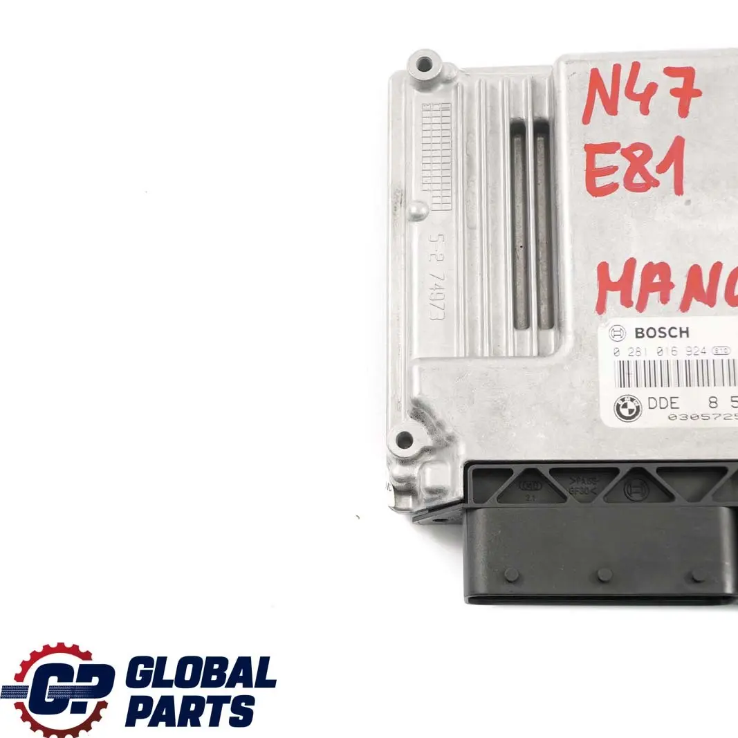 BMW E60 E87 E90 LCI 120d 320d 520d N47 Engine ECU DDE Manual - SKU 8510591 - Part number 8510591