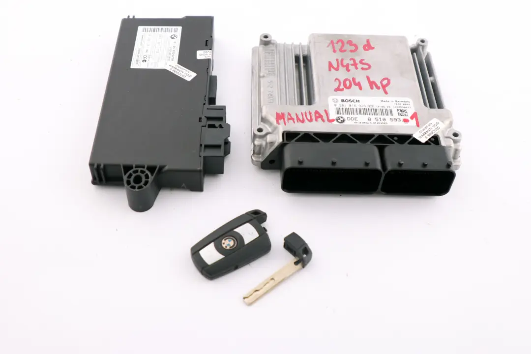 N47S 123d ECU Kit DDE CAS 3 Key Manual to BMW 1 Series E81 E82 E87 LCI E88 with Part number 8510593 BMW 1 Series E81 E82 E87 LCI E88 N47S 123d ECU Kit DDE CAS 3 Key Manual - SKU 8510593 - Part number 8510593