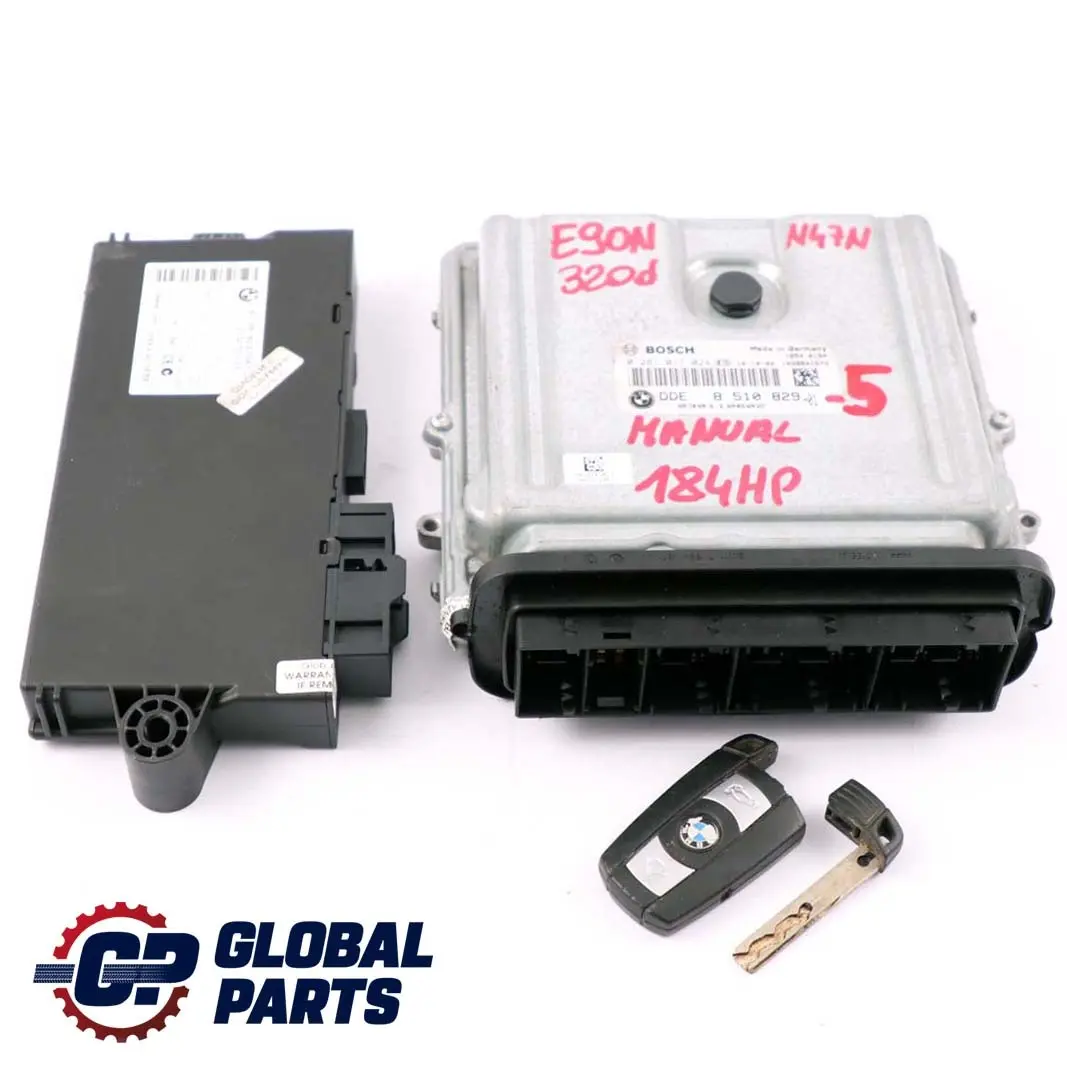 N47N 320d ECU KIT DDE CAS3 Clave Manual para BMW E90 E91 LCI con número de pieza 8510829 BMW E90 E91 LCI N47N 320d ECU KIT DDE CAS3 Clave Manual - SKU 8510829-5 - Número de pieza 8510829
