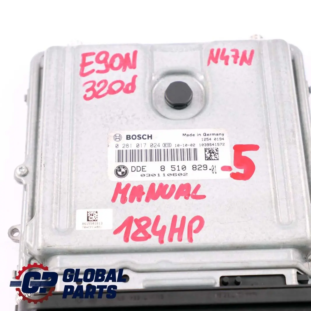 N47N 320d Komputer Sterownik Silnika ECU KIT DDE do BMW E90 E91 LCI o numerze 8510829 BMW E90 E91 LCI N47N 320d Komputer Sterownik Silnika ECU KIT DDE - SKU 8510829-5 - Numer Części 8510829