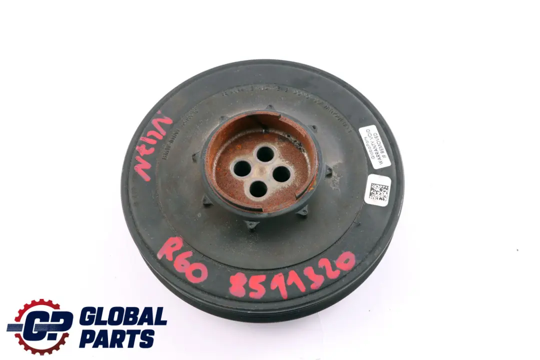 N47N Schwingungs Dämpfer Wellen Riemen Scheibe für Mini R55 R56 LCI R60 R61 mit Teilenummer 8511320 Mini R55 R56 LCI R60 R61 N47N Schwingungs Dämpfer Wellen Riemen Scheibe - SKU 8511320 - Teilenummer 8511320