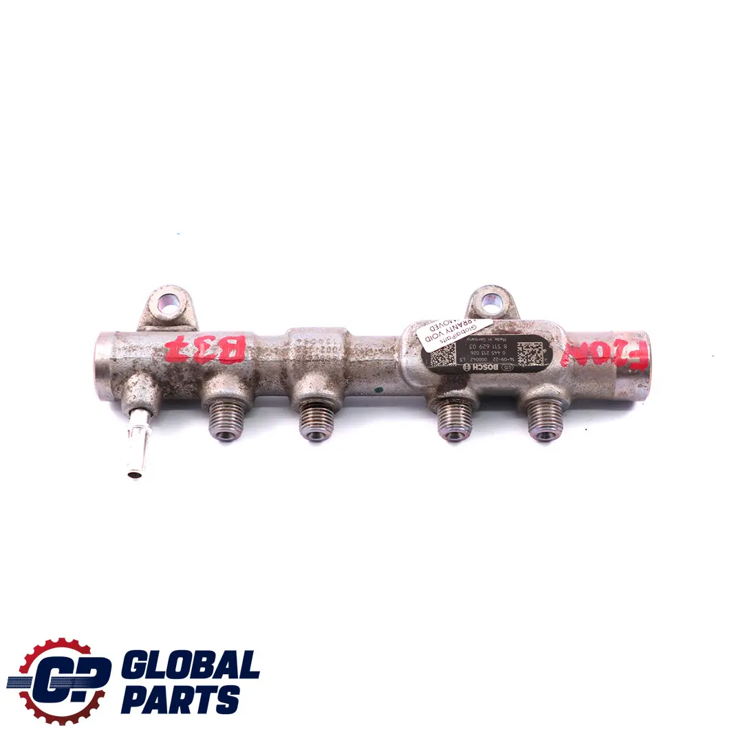 B37 Fuel Pressure Accumulator to BMW F20 F21 LCI Mini Cooper One D F55 F56 with Part number 8511629 BMW F20 F21 LCI Mini Cooper One D F55 F56 B37 Fuel Pressure Accumulator - SKU 8511629 - Part number 8511629