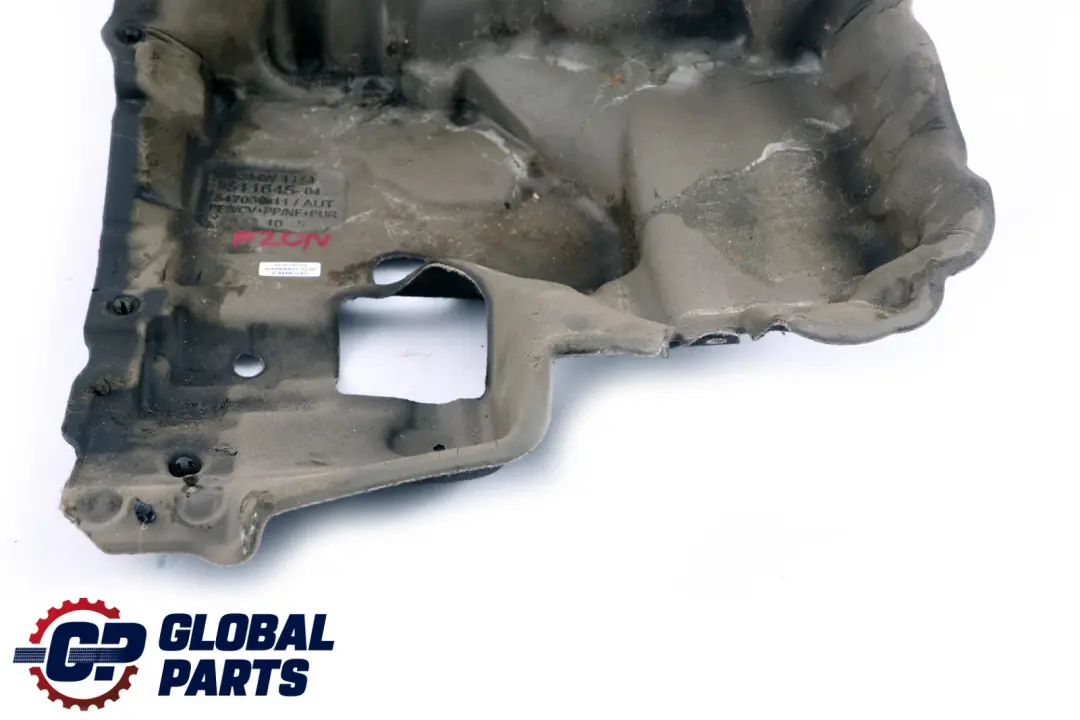 Acoustic Cover Sound Insulation Engine to BMW 1 2 3 Series F20 F21 F30 LCI with Part number 8511645 BMW 1 2 3 Series F20 F21 F30 LCI Acoustic Cover Sound Insulation Engine - SKU 8511645 - Part number 8511645