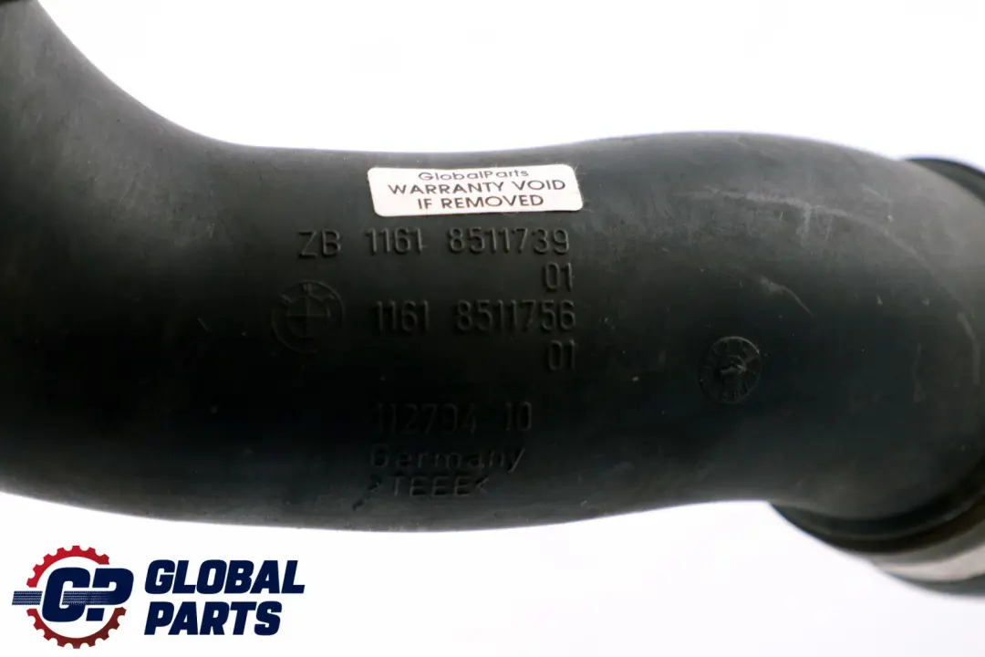 N47N 320d Ladeluftleitung 1161 für BMW E90 E91 LCI mit Teilenummer 8511739 BMW E90 E91 LCI N47N 320d Ladeluftleitung 1161 - SKU 8511739 - Teilenummer 8511739