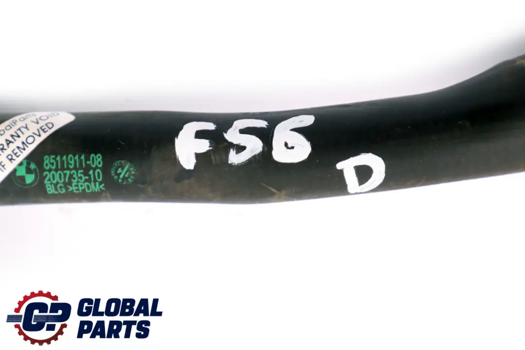 Manguera Tanque Expansión Refrigerante EGR para MINI F55 F56 con número de pieza 8593799 MINI F55 F56 Manguera Tanque Expansión Refrigerante EGR - SKU 8511911 - Número de pieza 8593799