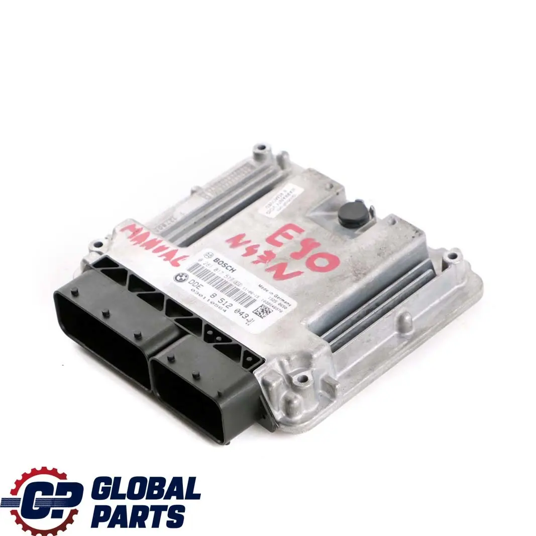 N47N Motore base DDE Manuale Unità Controllo per BMW 3 E90 E91 LCI 316d 318d con numero di parte 8512043 BMW 3 E90 E91 LCI 316d 318d N47N Motore base DDE Manuale Unità Controllo - SKU 8512043 - Numero di parte 8512043