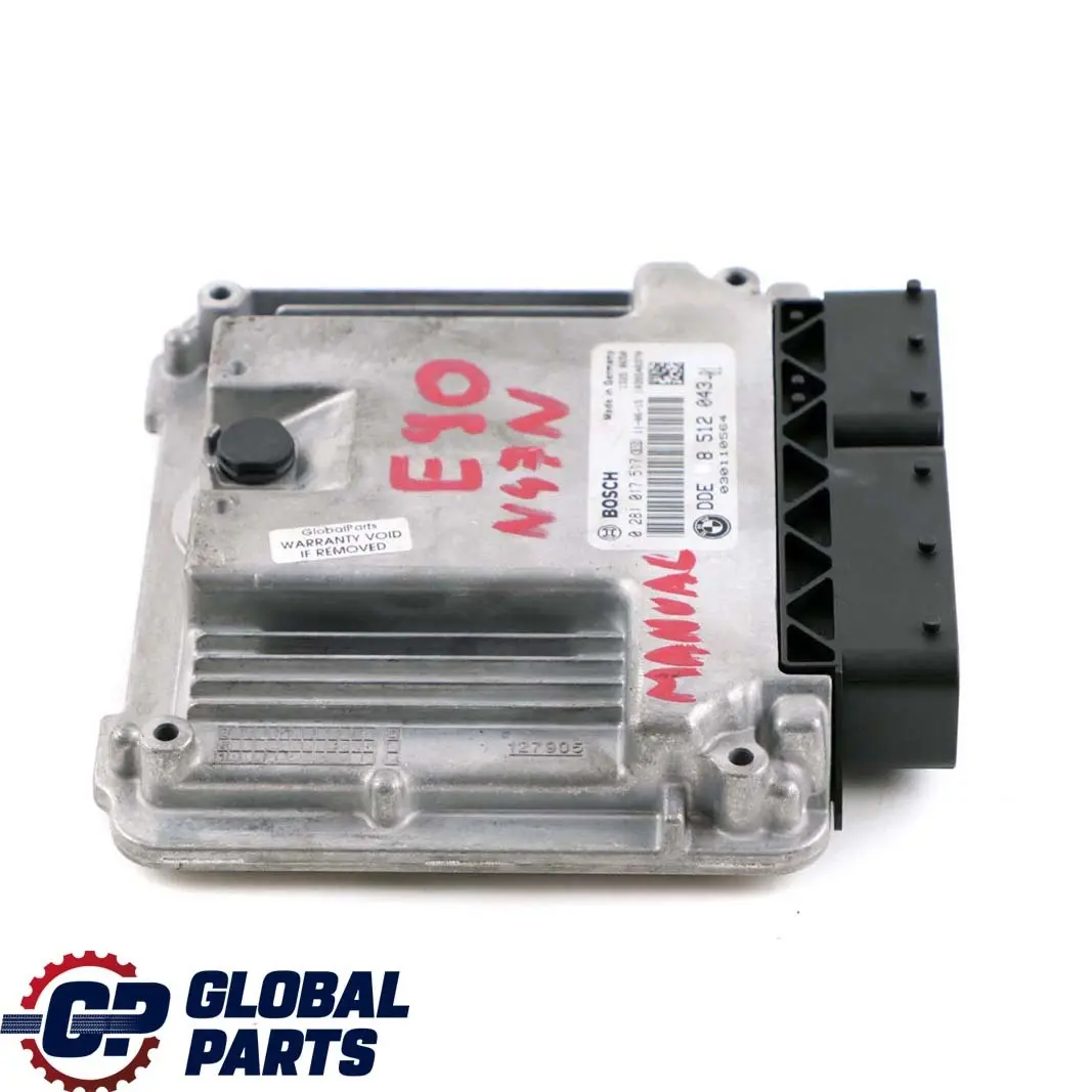 N47N Motore base DDE Manuale Unità Controllo per BMW 3 E90 E91 LCI 316d 318d con numero di parte 8512043 BMW 3 E90 E91 LCI 316d 318d N47N Motore base DDE Manuale Unità Controllo - SKU 8512043 - Numero di parte 8512043