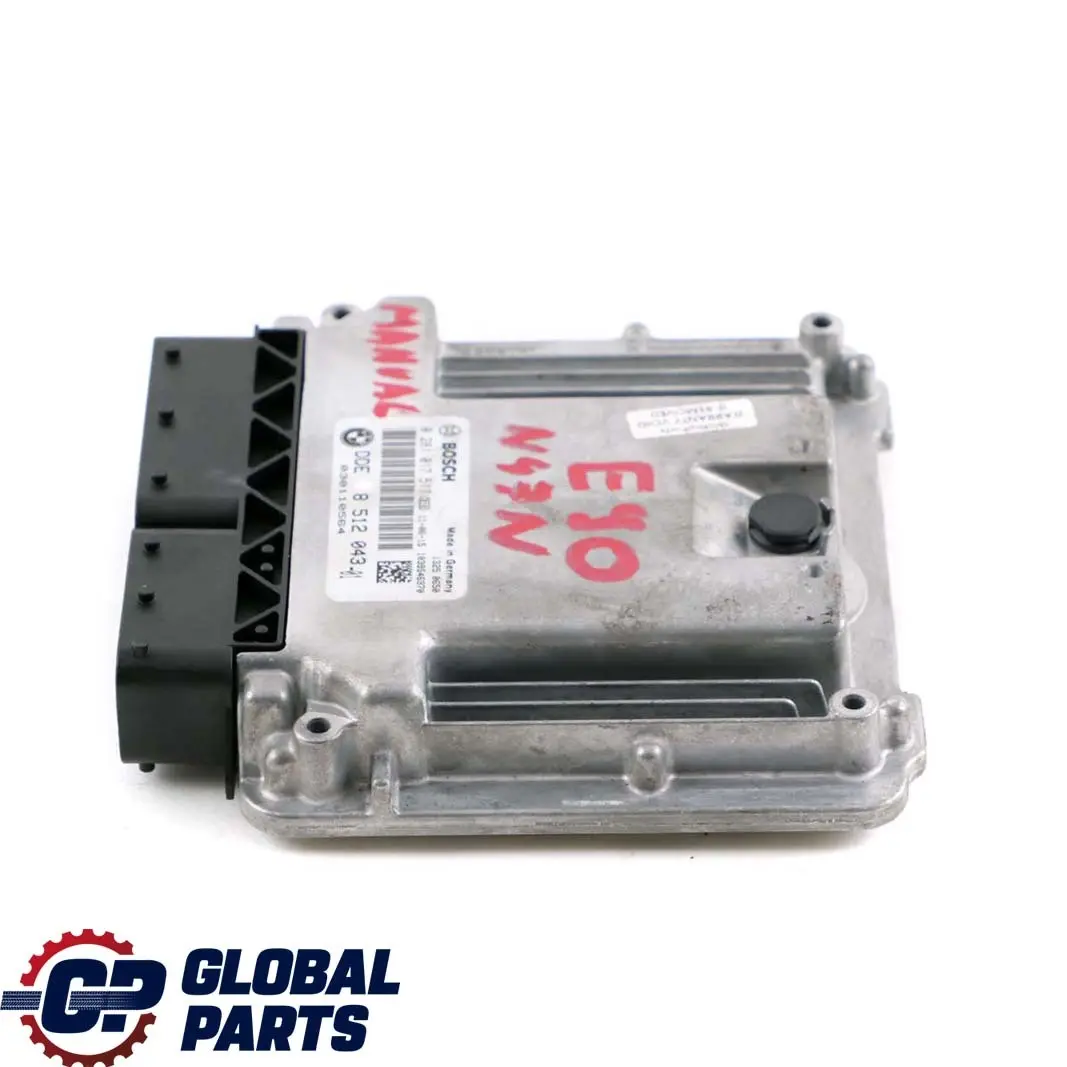 BMW 3 E90 E91 LCI 316d 318d N47N Motor Básico DDE Unidad Control Manual - SKU 8512043 - Número de pieza 8512043