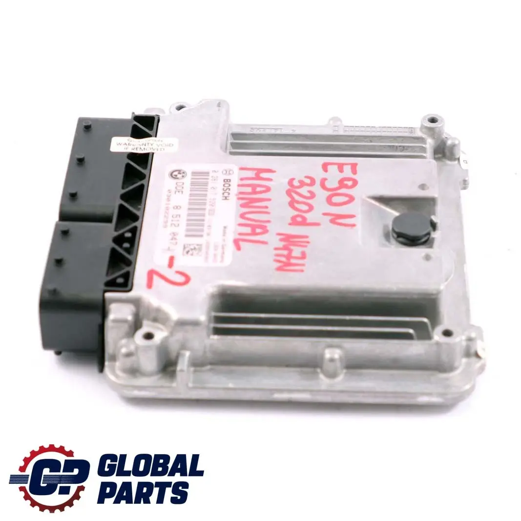 BMW E90 E91 LCI N47N 320d ECU Básica Unidad de Control DDE Manual - SKU 8512047-2 - Número de pieza 8512047