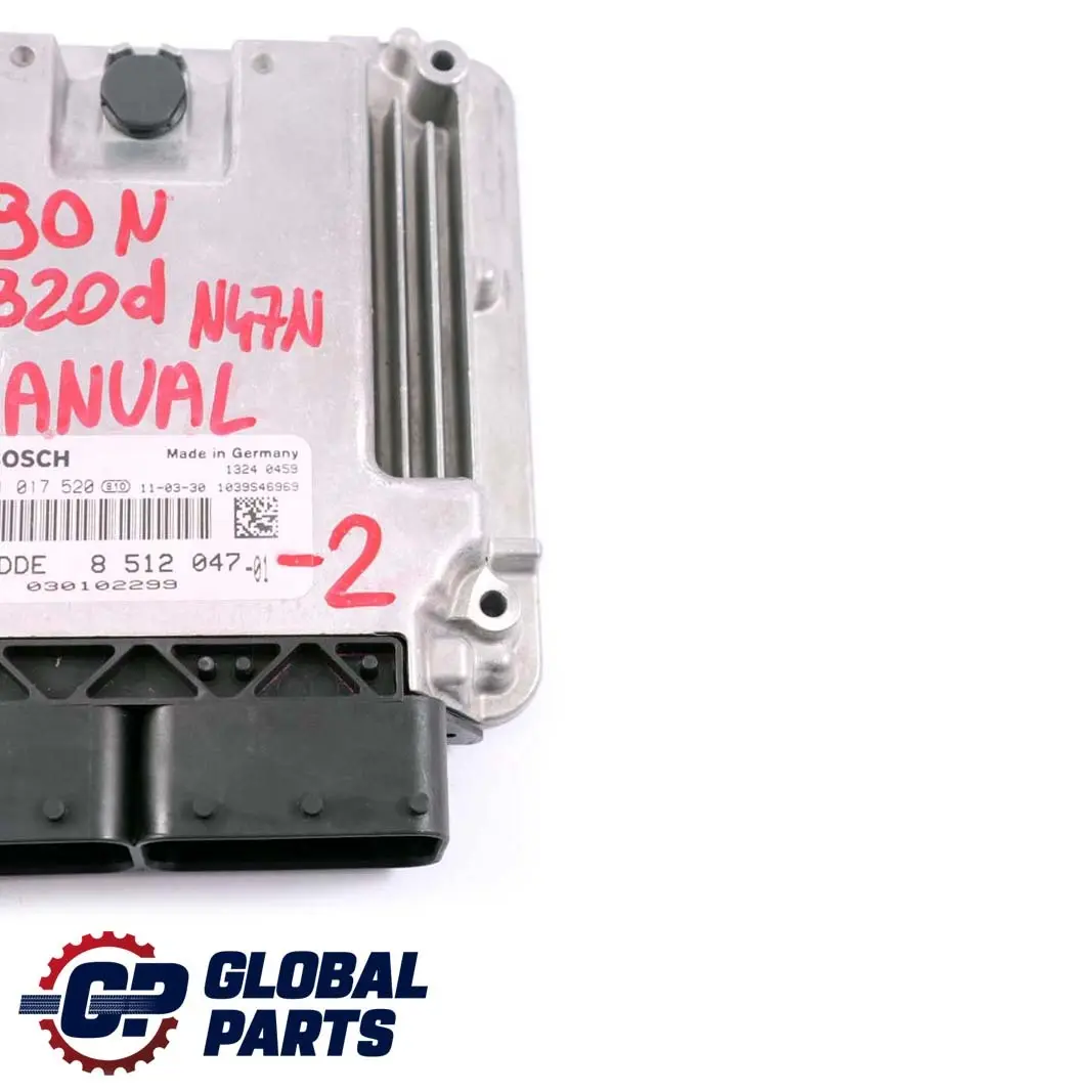 BMW E90 E91 LCI N47N 320d ECU Básica Unidad de Control DDE Manual - SKU 8512047-2 - Número de pieza 8512047