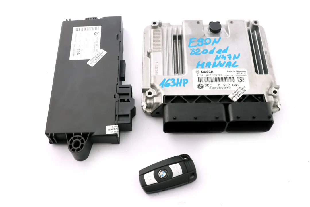 BMW E90 E91 LCI N47N 320d ed ECU KIT DDE CAS 3 Key Manual - SKU 8512047 - Part number 8512047