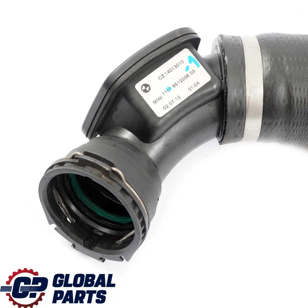 Charge Air Line Pipe Hose pour Mini Cooper R60 R61 1 à propos du numéro de pièce 8512206 Mini Cooper R60 R61 1 Charge Air Line Pipe Hose - SKU 8512206-1 - Numéro de pièce 8512206