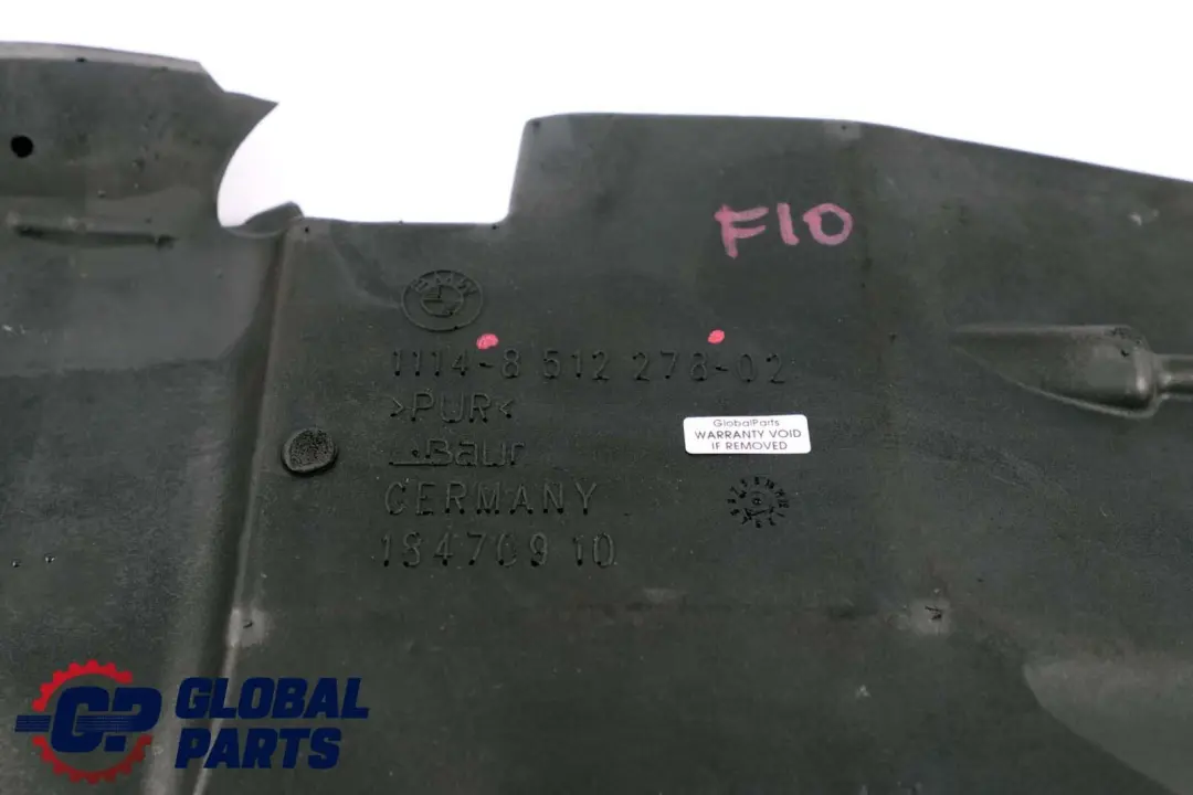 N57N Copertura schiuma acustica motore per BMW F10 F11 F30 F31 F32 X3 F25 con numero di parte 8512278 BMW F10 F11 F30 F31 F32 X3 F25 N57N Copertura schiuma acustica motore - SKU 8512278 - Numero di parte 8512278