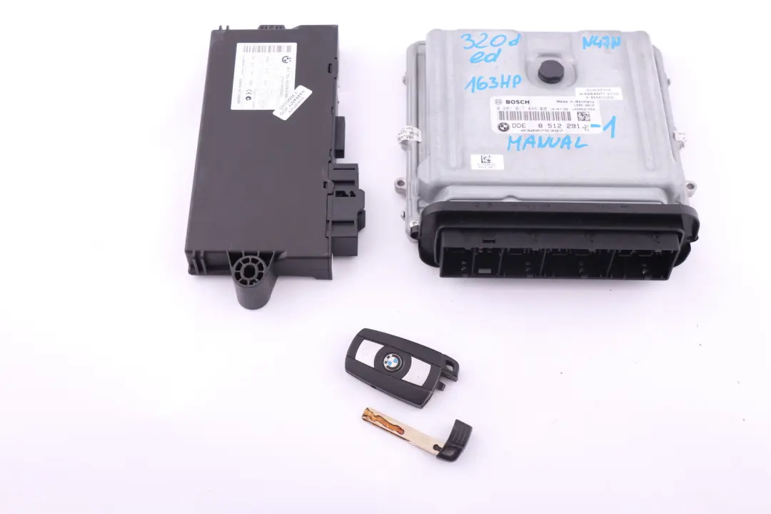BMW 3 Series E90 E91 LCI N47N 320ed 320d ed ECU KIT DDE CAS 3 Key Manual - SKU 8512291-1 - Part number 8512291