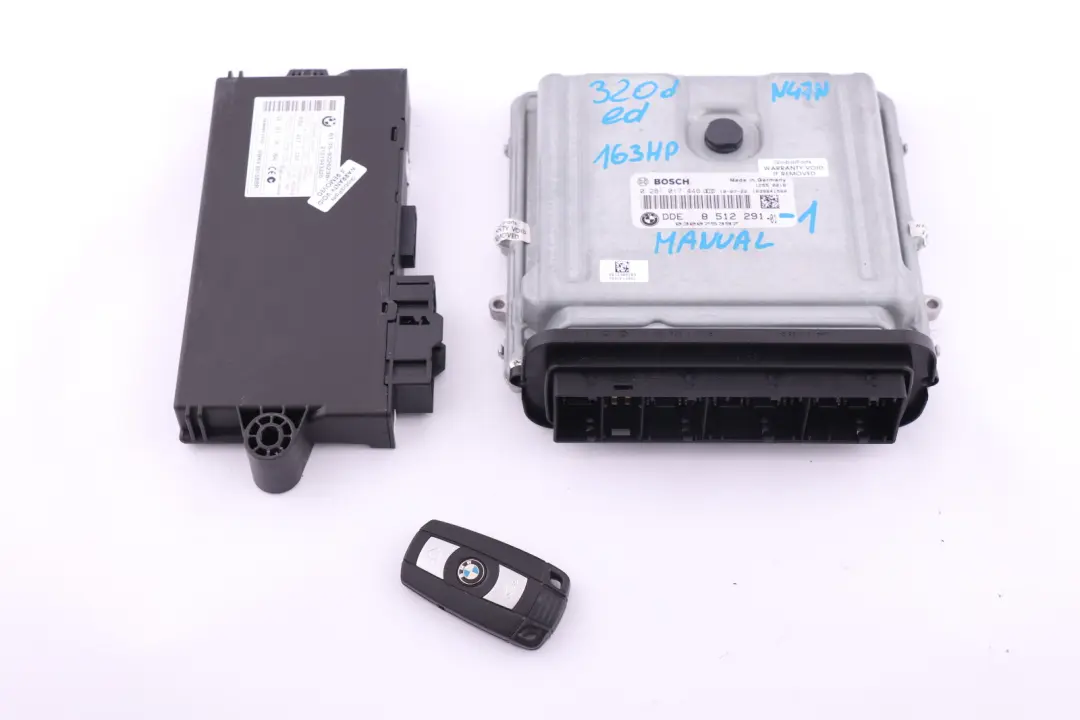 BMW 3 Series E90 E91 LCI N47N 320ed 320d ed ECU KIT DDE CAS 3 Key Manual - SKU 8512291-1 - Part number 8512291