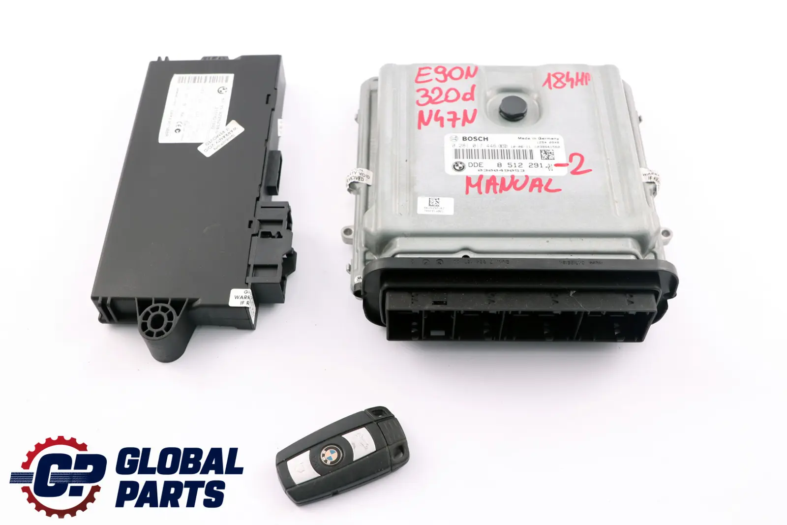 BMW 3 Series E90 E91 LCI N47N 320d 184HP ECU KIT DDE CAS 3 Key 8512291 Manual