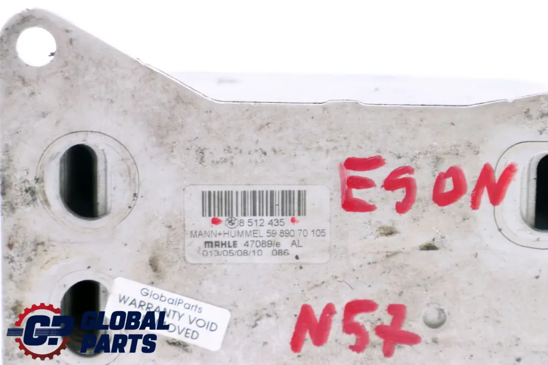 BMW E90 E92 LCI F10 Intercambiador Calor Aceite Caja Automática - SKU 8512435 - Número de pieza 8512435