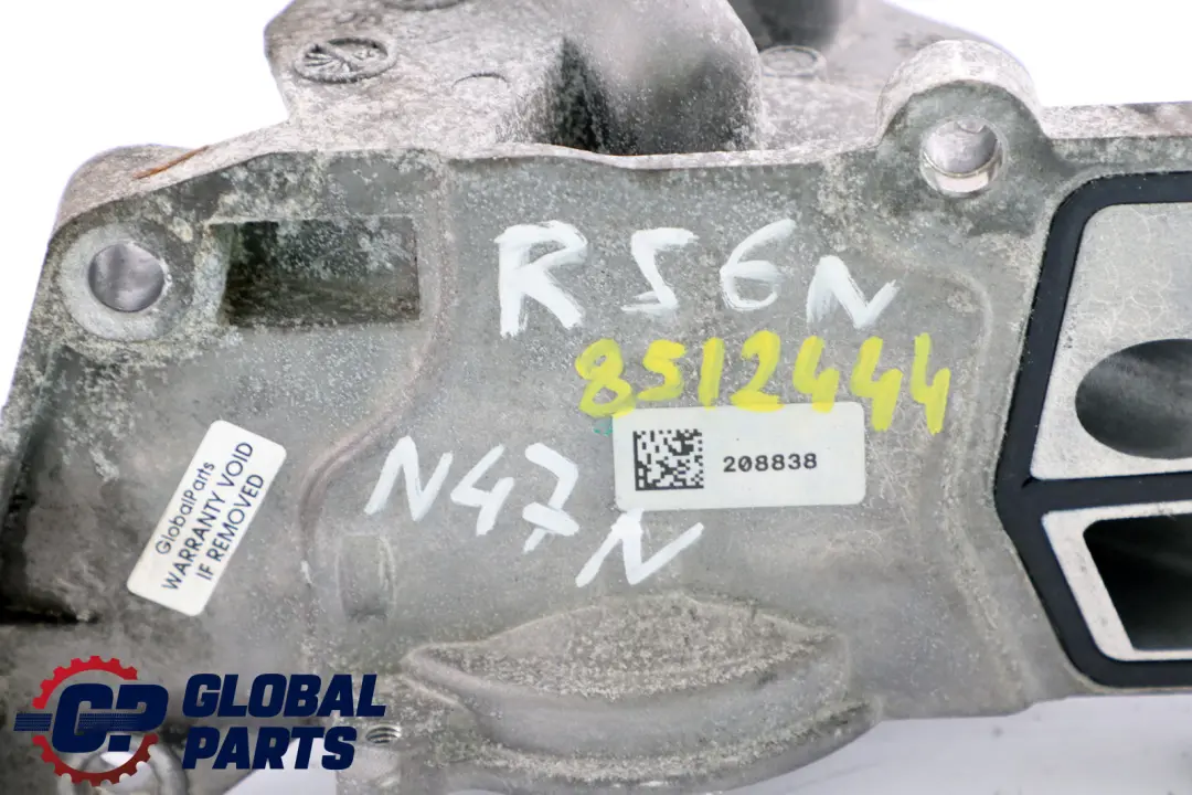 N47N Engine Block Water Coolant Pump Support Holder to Mini Cooper R56 R57 LCI with Part number 8512444 Mini Cooper R56 R57 LCI N47N Engine Block Water Coolant Pump Support Holder - SKU 8512444 - Part number 8512444