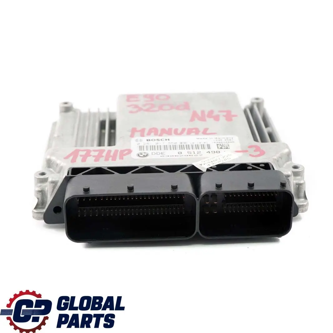 BMW E87 LCI E90 120d 320d N47 Motore Centralina Dde +CAS3 Chiave - SKU 8512498-3 - Numero di parte 8512498