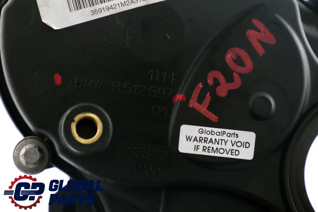 B38 Couvercle Chaîne Distribution Moteur Essence pour BMW F20 F21 F30 F31 LCI à propos du numéro de pièce 8512597 BMW F20 F21 F30 F31 LCI B38 Couvercle Chaîne Distribution Moteur Essence - SKU 8512597 - Numéro de pièce 8512597