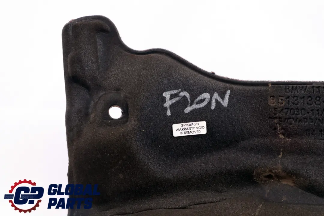BMW 1 3 Series F20 F21 LCI F30 F31 Rear Engine Acoustic Cover - SKU 8513138 - Part number 8513138