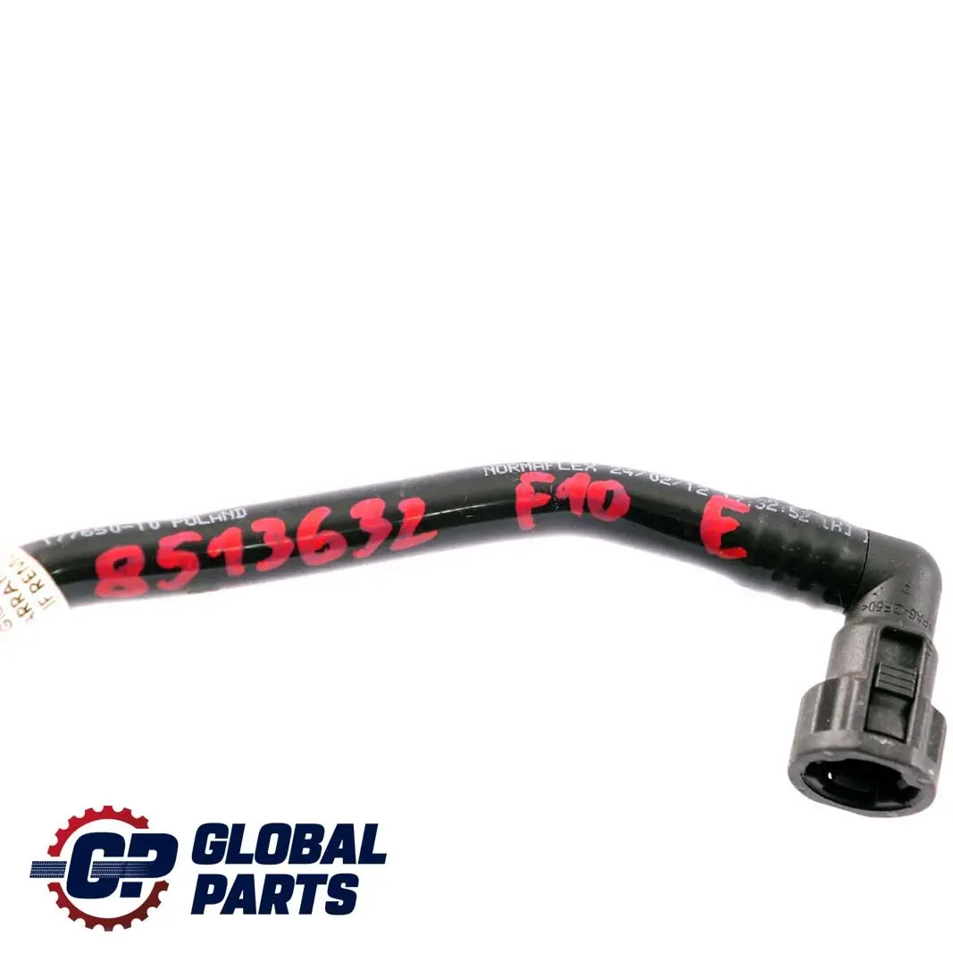 N57N N57Z Vacuum Line Pipe Brake Servo Unit to BMW 5 6 Series F10 F11 F12 with Part number 8513632 BMW 5 6 Series F10 F11 F12 N57N N57Z Vacuum Line Pipe Brake Servo Unit - SKU 8513632 - Part number 8513632