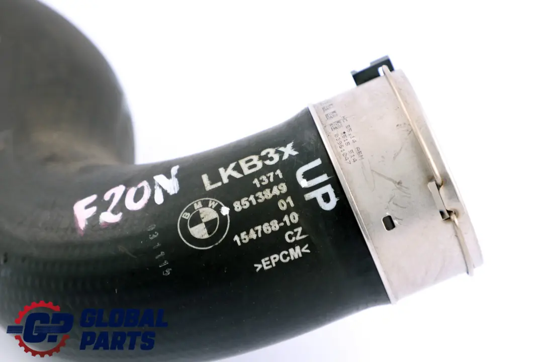 BMW F20 F21 F30 F31 LCI Charge Air Line Pipe Hose B37 B38 - SKU 8513849 - Part number 8513849