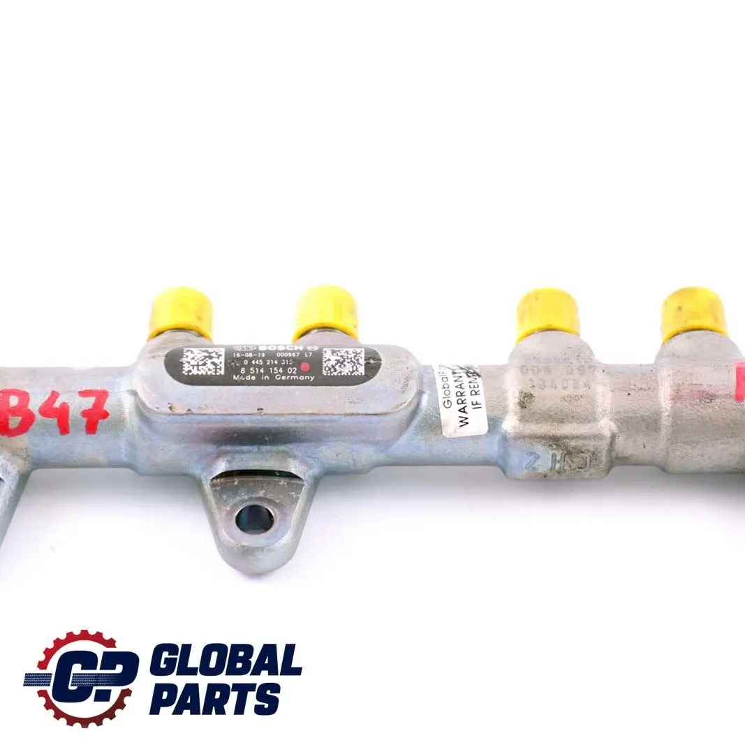 BMW F20 F21 F30 F31 LCI B47 Accumulateur Rampe Pression Carburant - SKU 8514154 - Numéro de pièce 8514154