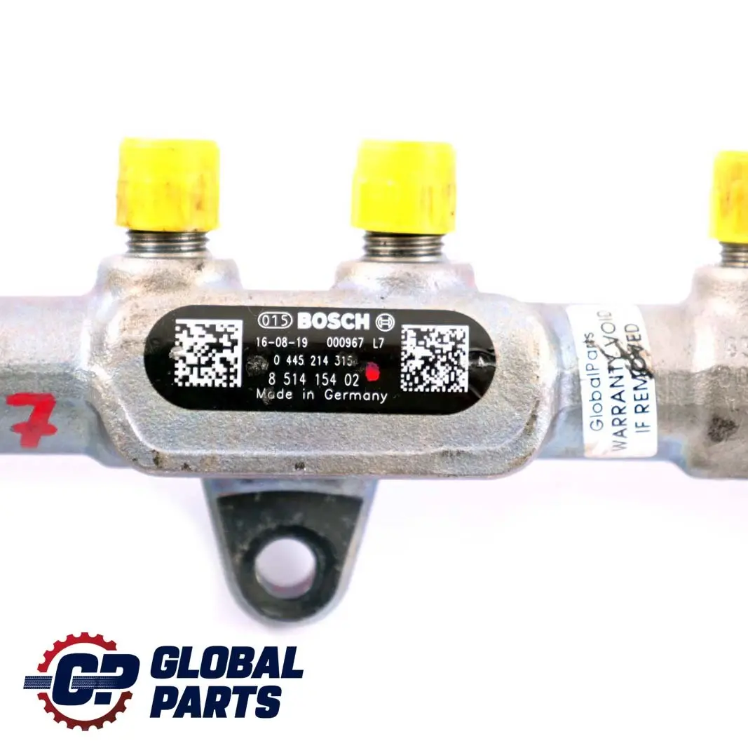 B47 Fuel Pressure Rail Accumulator to BMW 1 3 Series F20 F21 F30 F31 LCI with Part number 8514154 BMW 1 3 Series F20 F21 F30 F31 LCI B47 Fuel Pressure Rail Accumulator - SKU 8514154 - Part number 8514154