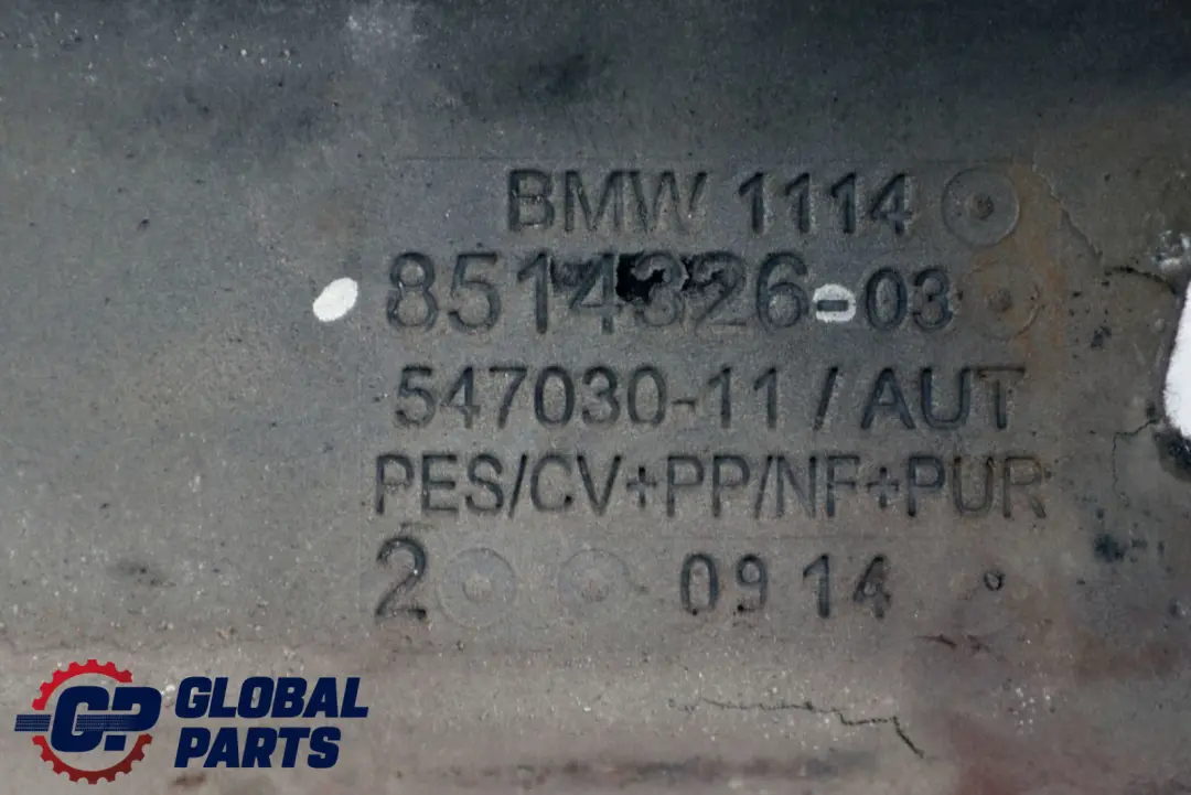 Mini Cooper One D F55 F56 F57 F60 Alloggio Motore Copertura Acustica - SKU 8514326 - Numero di parte 8514326