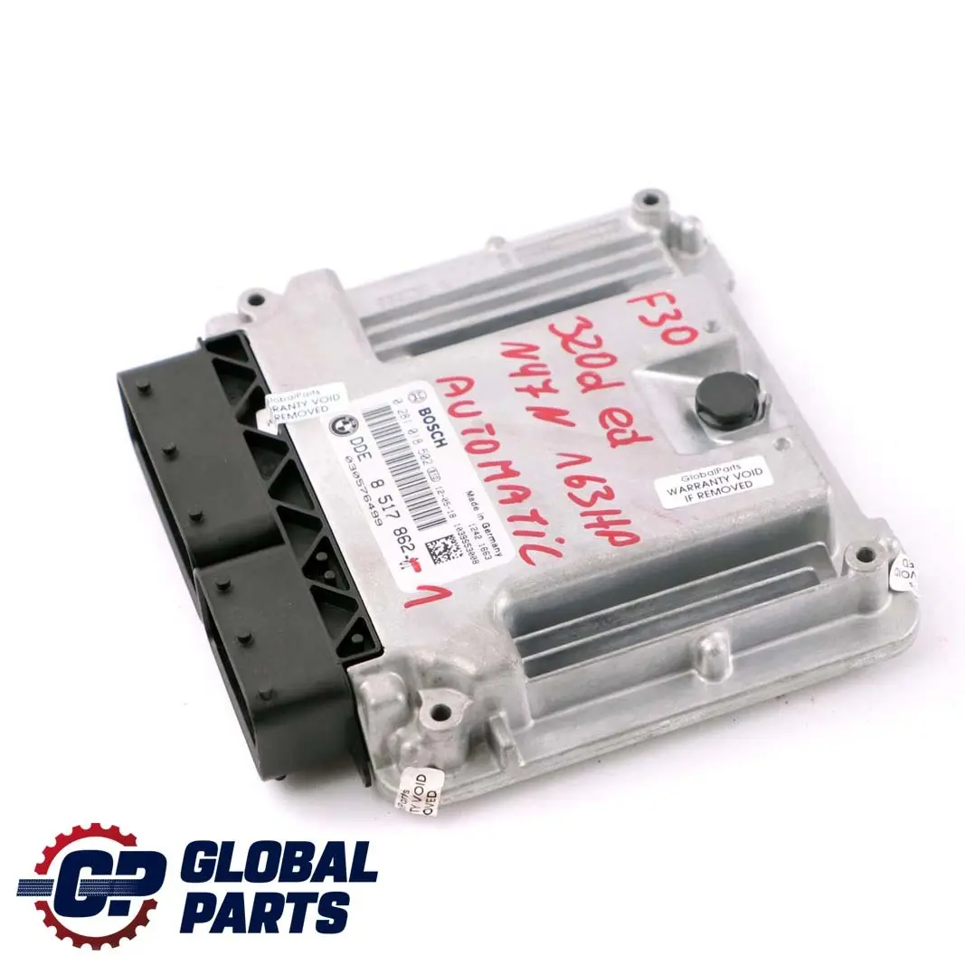 Control Unit Diesel N47N ECU DDE Automatic to BMW F10 F20 F30 F32 Engine with Part number 8517862 BMW F10 F20 F30 F32 Engine Control Unit Diesel N47N ECU DDE Automatic - SKU 8517862-1 - Part number 8517862