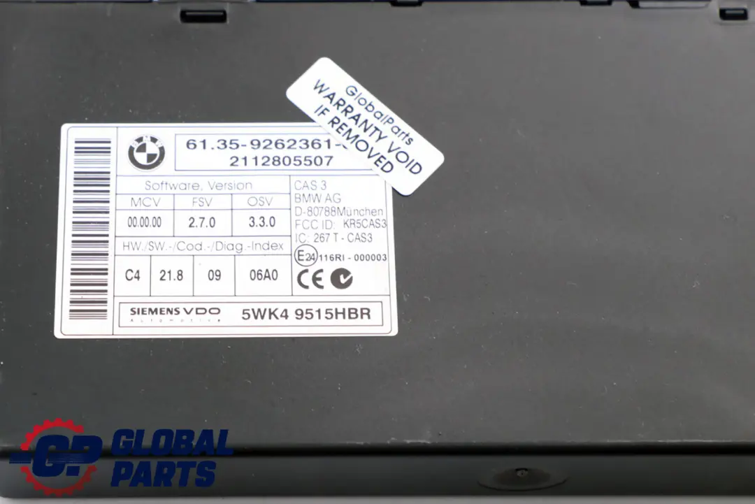 BMW 3 Series E90 E91 LCI N47N 320d ed 163HP ECU KIT DDE CAS 3 Key Manual - SKU 8518269-1 - Part number 8518269