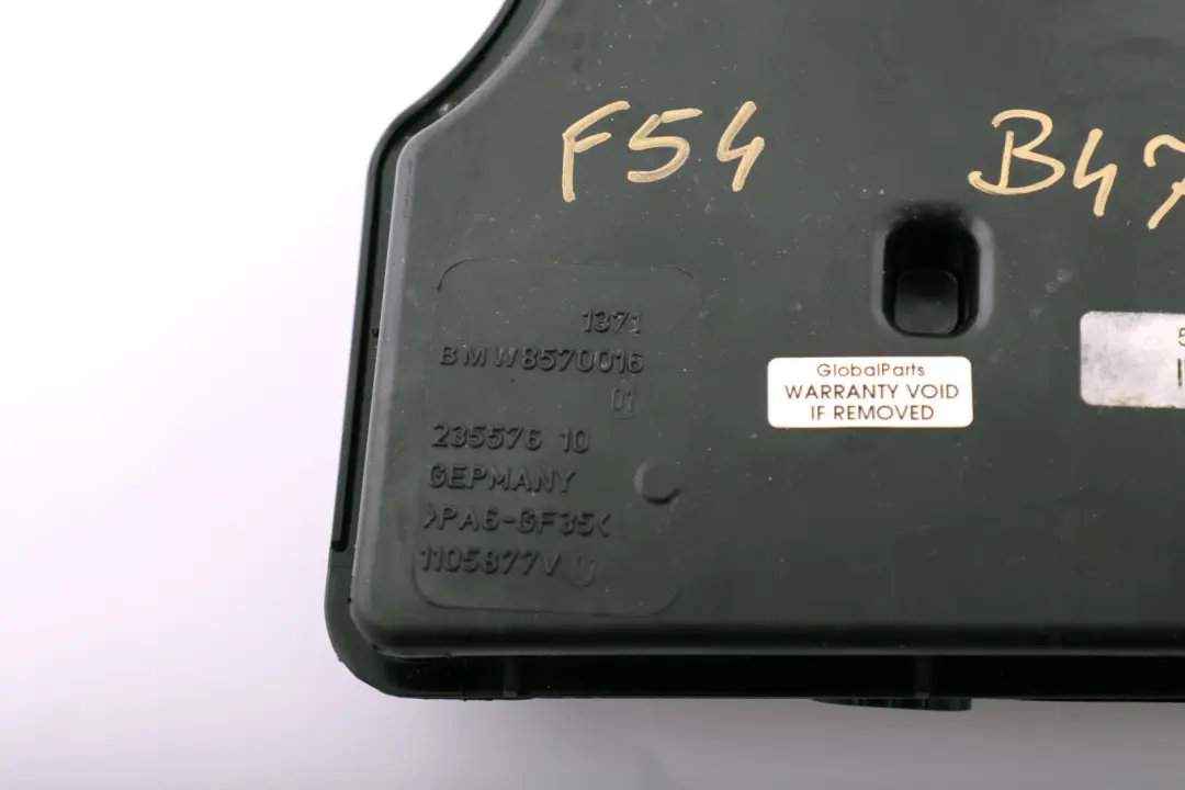 B47 Condotto Aria Risonatore Diesel per MINI Cooper F54 F57 F60 con numero di parte 8570016 MINI Cooper F54 F57 F60 B47 Condotto Aria Risonatore Diesel - SKU 8570016 - Numero di parte 8570016