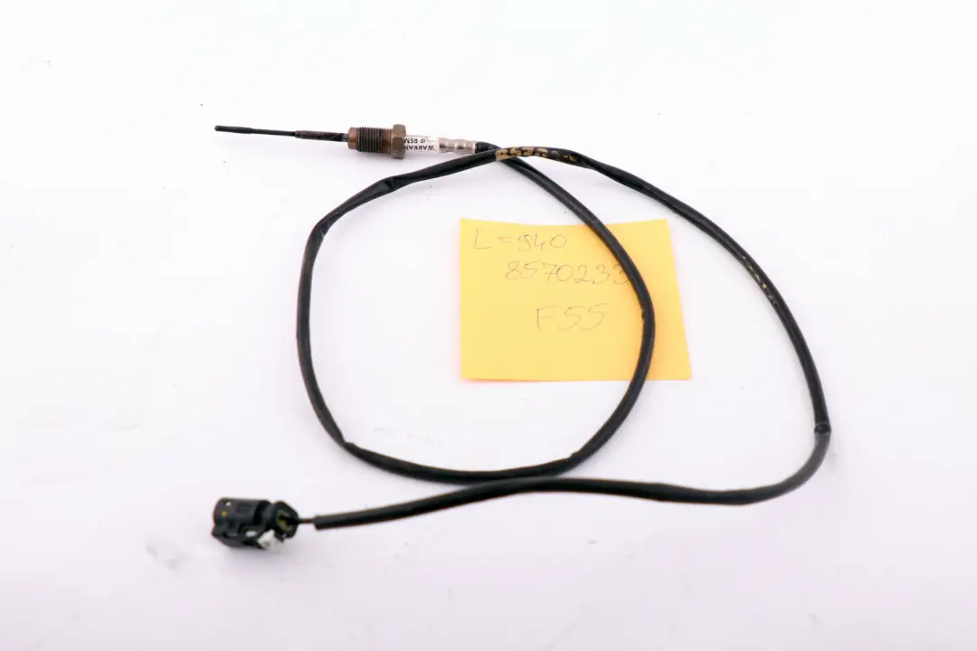Capteur de Temperature L=940 Abgas Mini Cooper One F54 F55 F56 F57 F60 - SKU 8570233 - Numéro de pièce 8570233