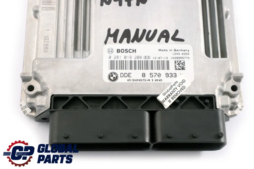 N47N Engine ECU Manual to BMW 1 3 Series F20 F21 F30 F31 118d 318d Diesel with Part number 8570933 BMW 1 3 Series F20 F21 F30 F31 118d 318d Diesel N47N Engine ECU Manual - SKU 8570933 - Part number 8570933