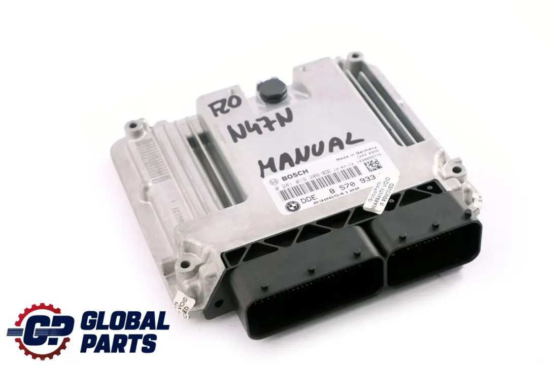 N47N Engine ECU Manual to BMW 1 3 Series F20 F21 F30 F31 118d 318d Diesel with Part number 8570933 BMW 1 3 Series F20 F21 F30 F31 118d 318d Diesel N47N Engine ECU Manual - SKU 8570933 - Part number 8570933