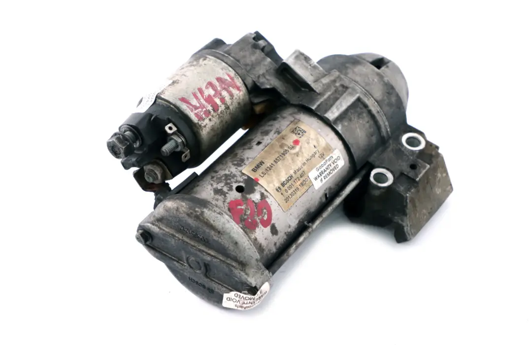 BMW 1 2 3 F20 F21 F22 F30 N47N Diesel Demarreur Moteur - SKU 8571905 - Numéro de pièce 8587708