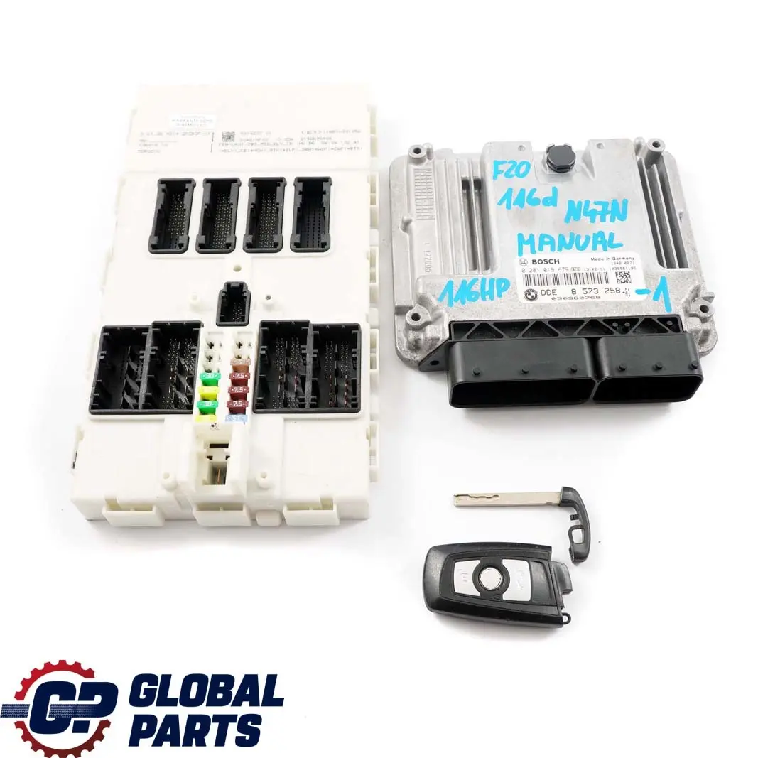 BMW F20 F21 116d N47N 116HP ECU Kit DDE + Key + FEM Manual - SKU 8573258-1 - Part number 8573258