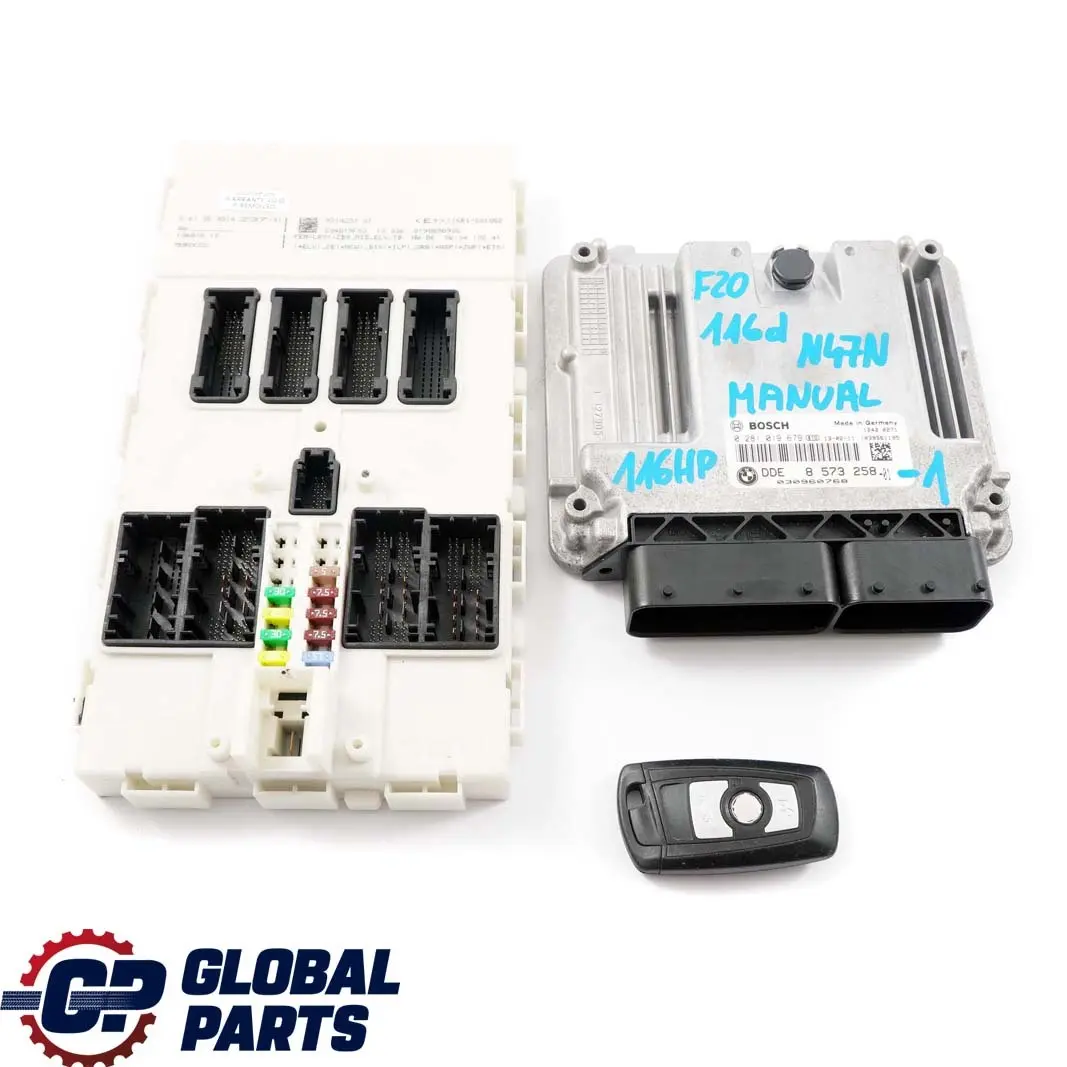 N47N 116HP ECU Kit DDE + Clé + Manuel FEM pour BMW F20 F21 116D à propos du numéro de pièce 8573258 BMW F20 F21 116D N47N 116HP ECU Kit DDE + Clé + Manuel FEM - SKU 8573258-1 - Numéro de pièce 8573258