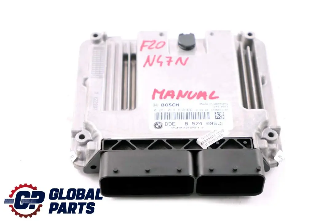 N47N Motor ECU Manual para BMW F20 F21 F30 F31 116d 316d 118d 318d Diesel con número de pieza 8574095 BMW F20 F21 F30 F31 116d 316d 118d 318d Diesel N47N Motor ECU Manual - SKU 8574095 - Número de pieza 8574095