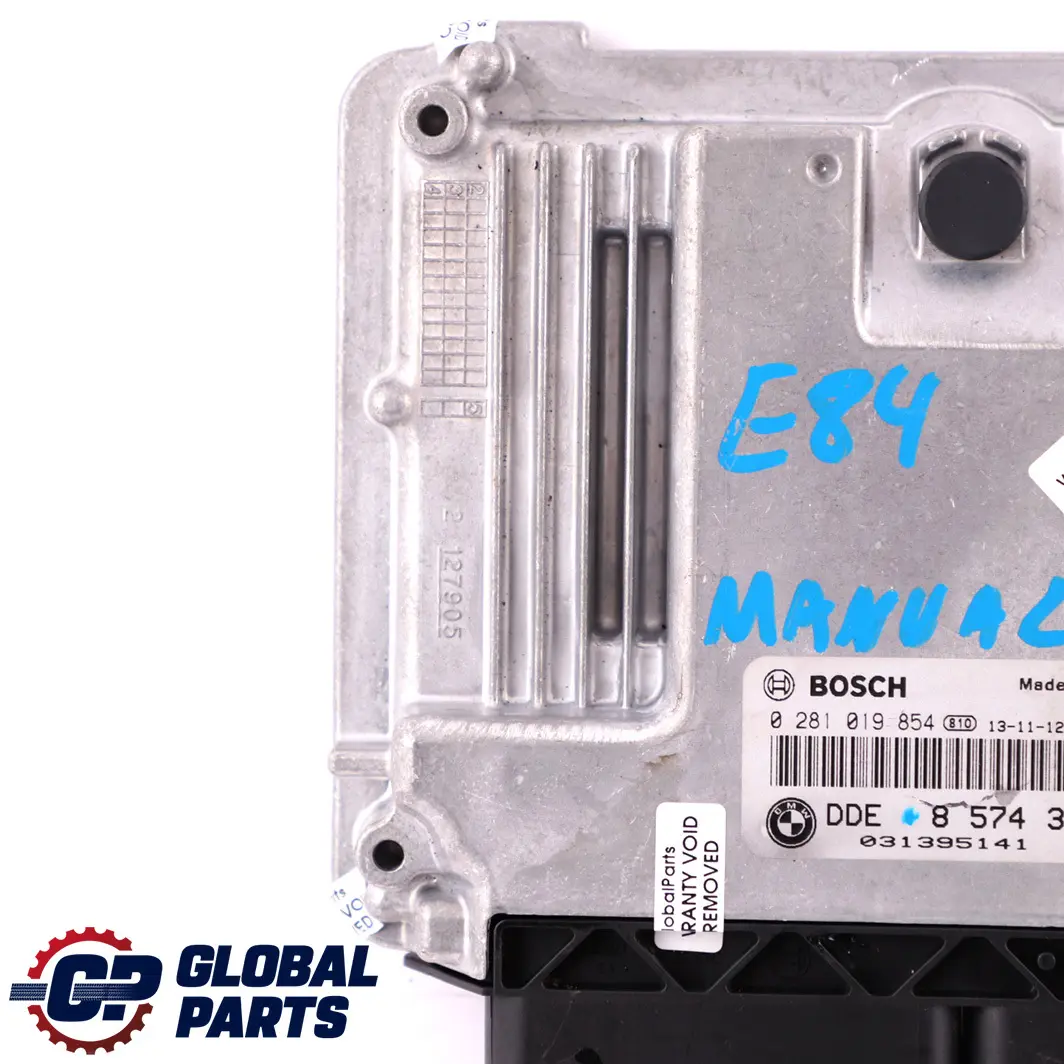 BMW X1 E84 16d 18d 18dX Diesel N47N Engine Control Unit ECU DDE Manual - SKU 8574351 - Part number 8574351