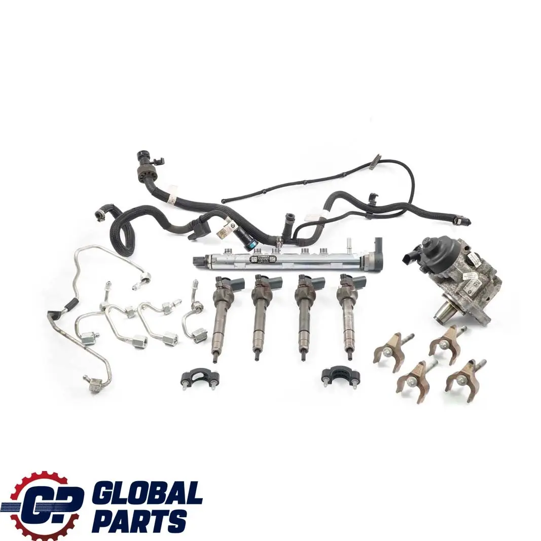 BMW E84 18D Diesel N47N 143Hp Set Pompa Iniettore Carburante Sistema Iniezione