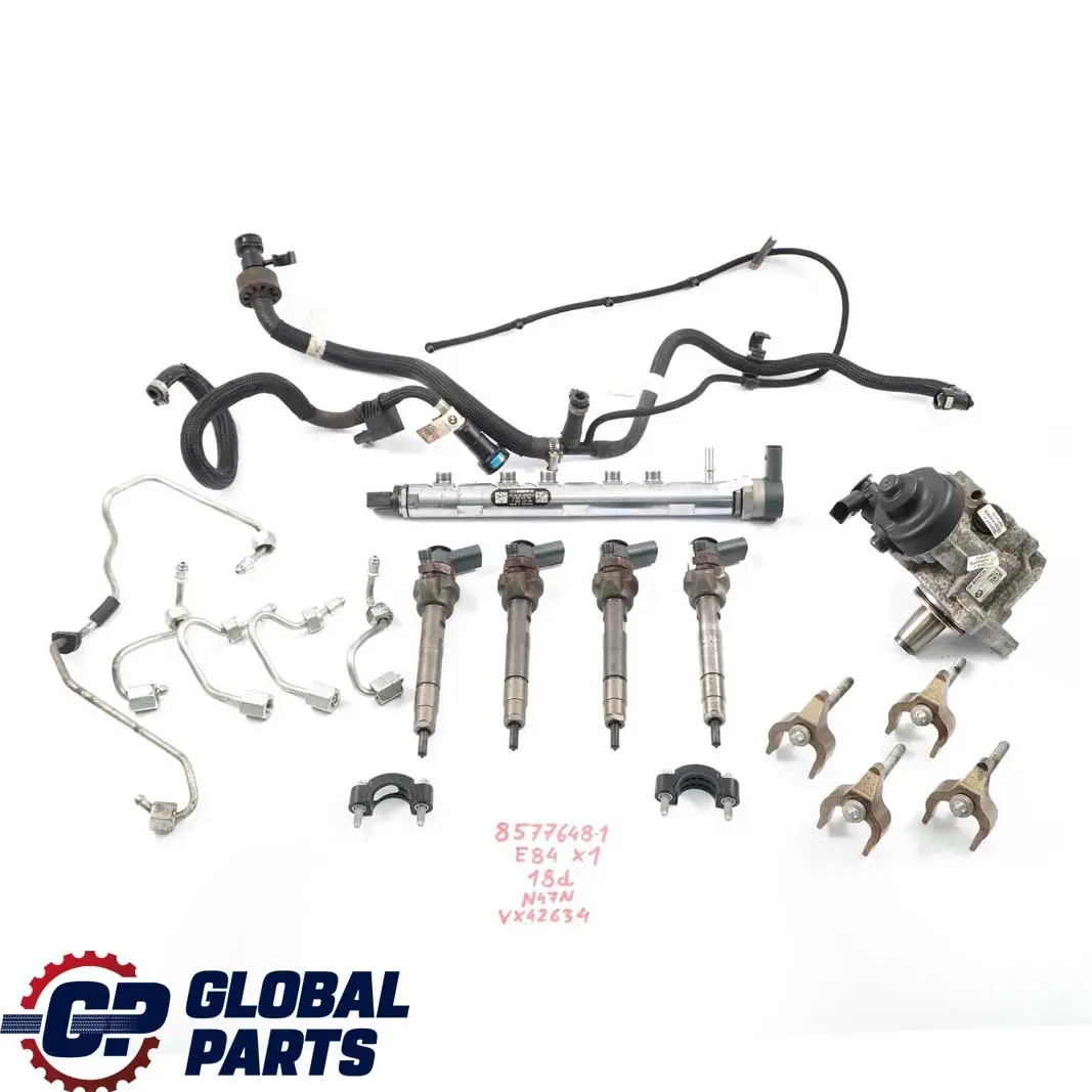 BMW E84 18D Diesel N47N 143Hp Set Pompa Iniettore Carburante Sistema Iniezione - SKU 8577648-1 - Numero di parte 8577648