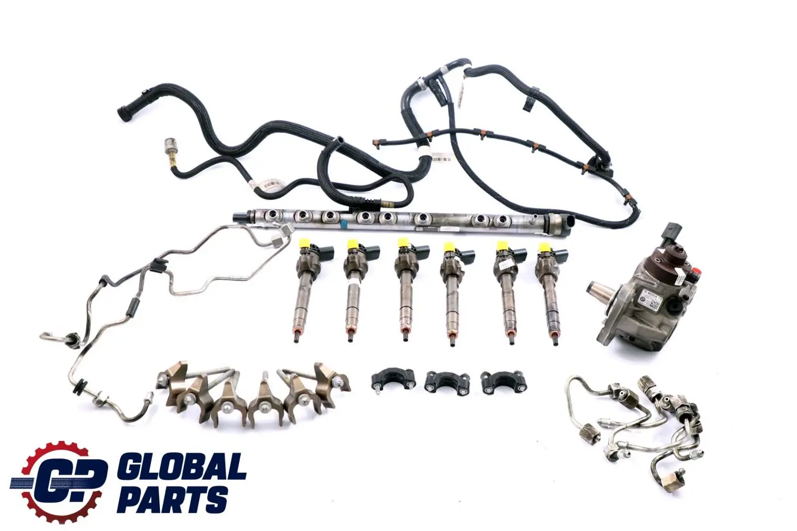 BMW F01 LCI F10 530d 730d Diesel N57N Set iniettore pompa carburante sistema