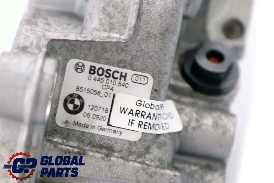 BMW F20 F21 Diesel N47N 116HP Set Inyector Bomba Combustible Sistema Inyección - SKU 8577651 - Número de pieza 8577651