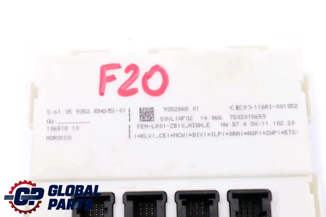 BMW 1 3 Series F20 F21 F30 F31 118d 318d N47N ECU Kit DDE + Key + FEM - SKU 8579479-1 - Part number 8579479