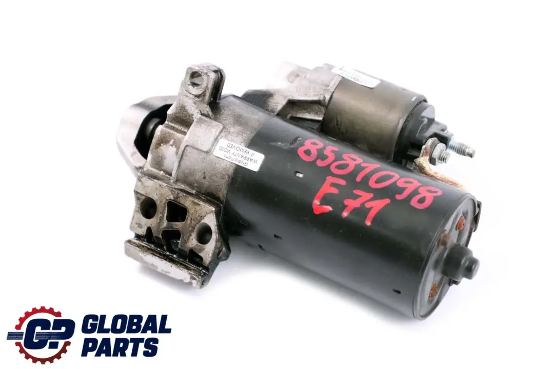 Starter Motor to BMW 3 5 7 X5 X6 Series E70 E71 F01 F02 F10 F11 F30 F31 with Part number 8581098 BMW 3 5 7 X5 X6 Series E70 E71 F01 F02 F10 F11 F30 F31 Starter Motor - SKU 8581098 - Part number 8581098